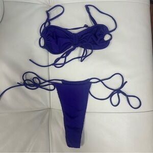 Girls Get It Purple 2 Piece Bikini Set Size XS